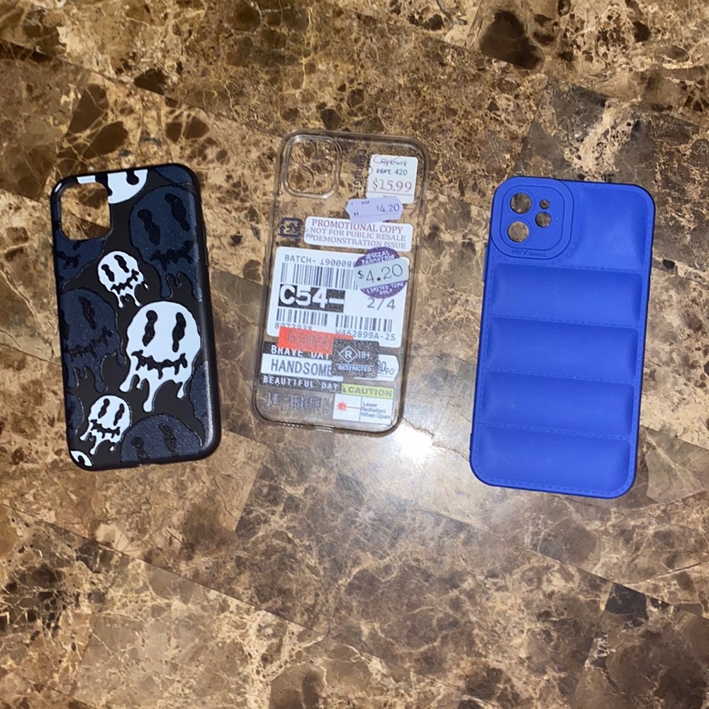 Three iphone 11/12 phone cases